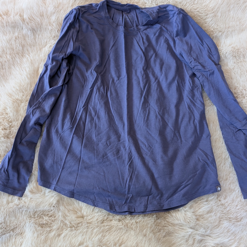 Figs Purple Long Sleeve T Shirt